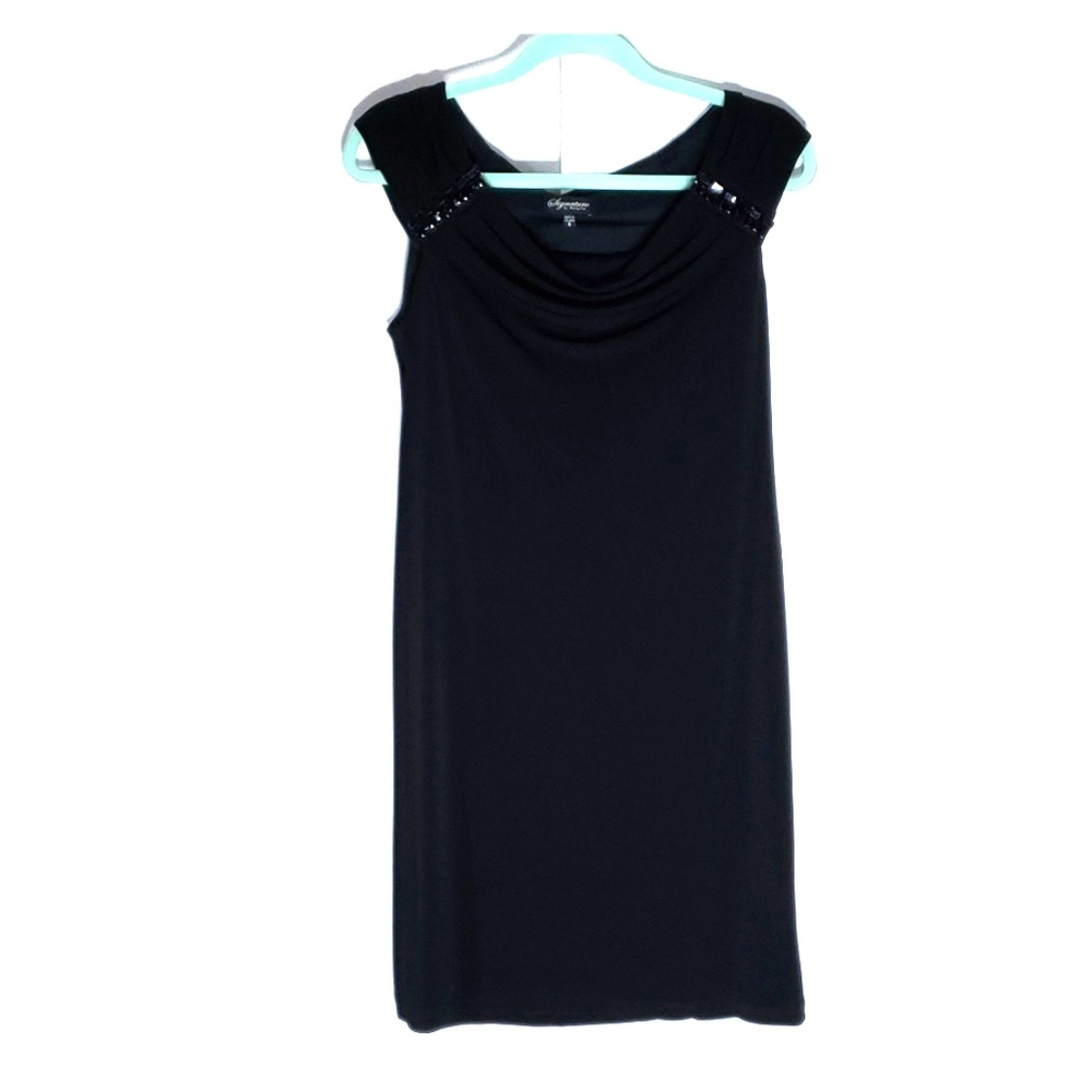 Black cocktail dress